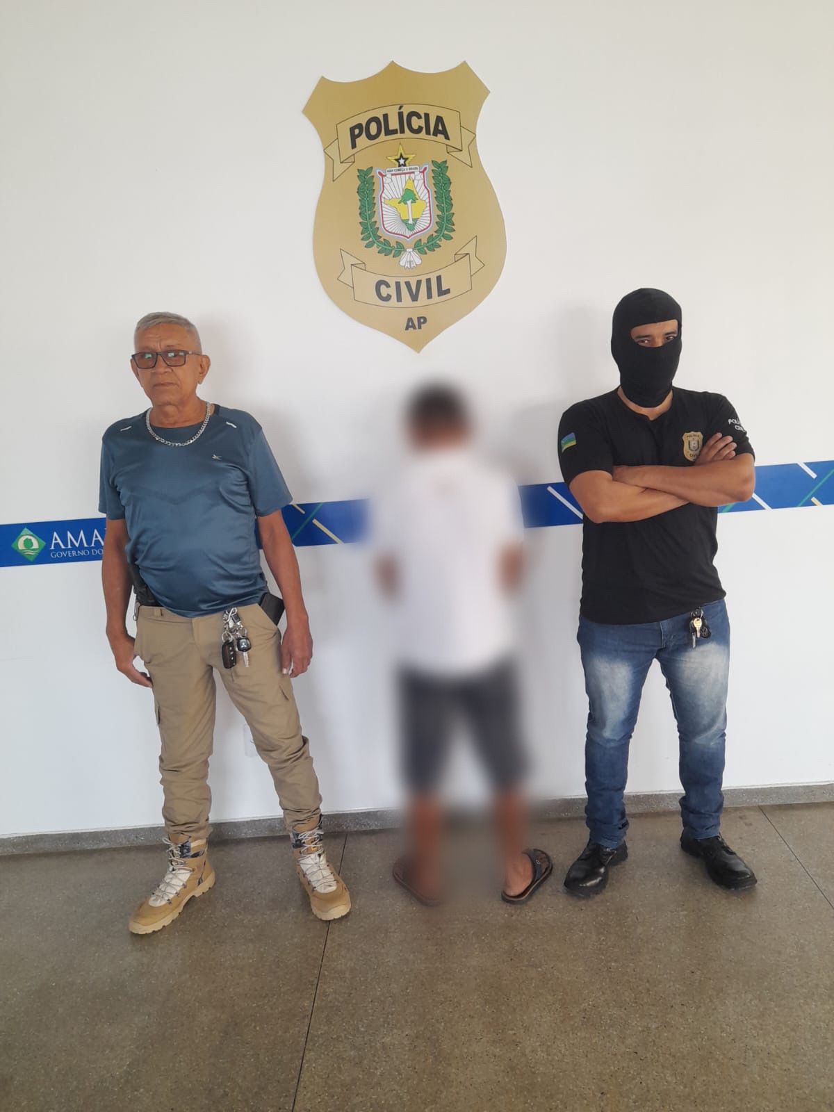 EM MACAPÁ, POLÍCIA CIVIL PRENDE HOMEM ACUSADO PELA PRÁTICA DO CRIME DE LESÃO CORPORAL NO CONTEXTO DE VIOLÊNCIA DOMÉSTICA
